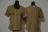Padres Blank White Brown Cool Base Jersey,baseball caps,new era cap wholesale,wholesale hats